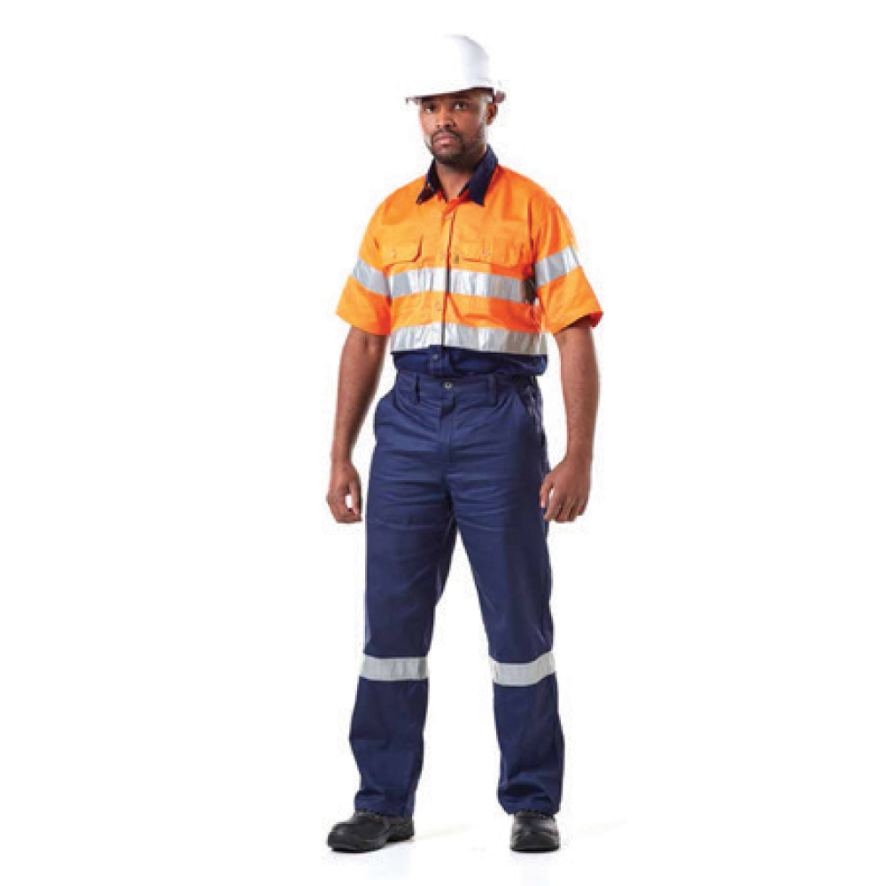 Hiviz Shirt & Cargo Mining Pants