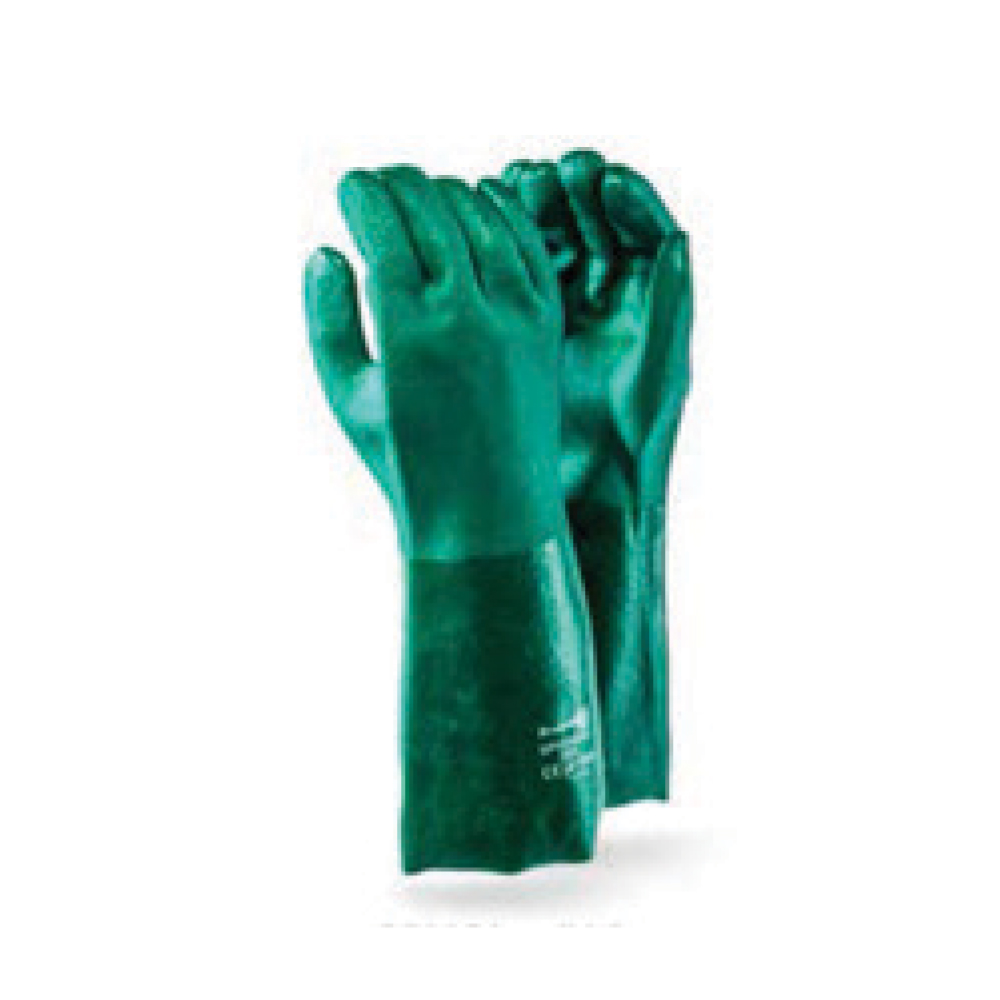 Green Nitrile Chemical Gloves